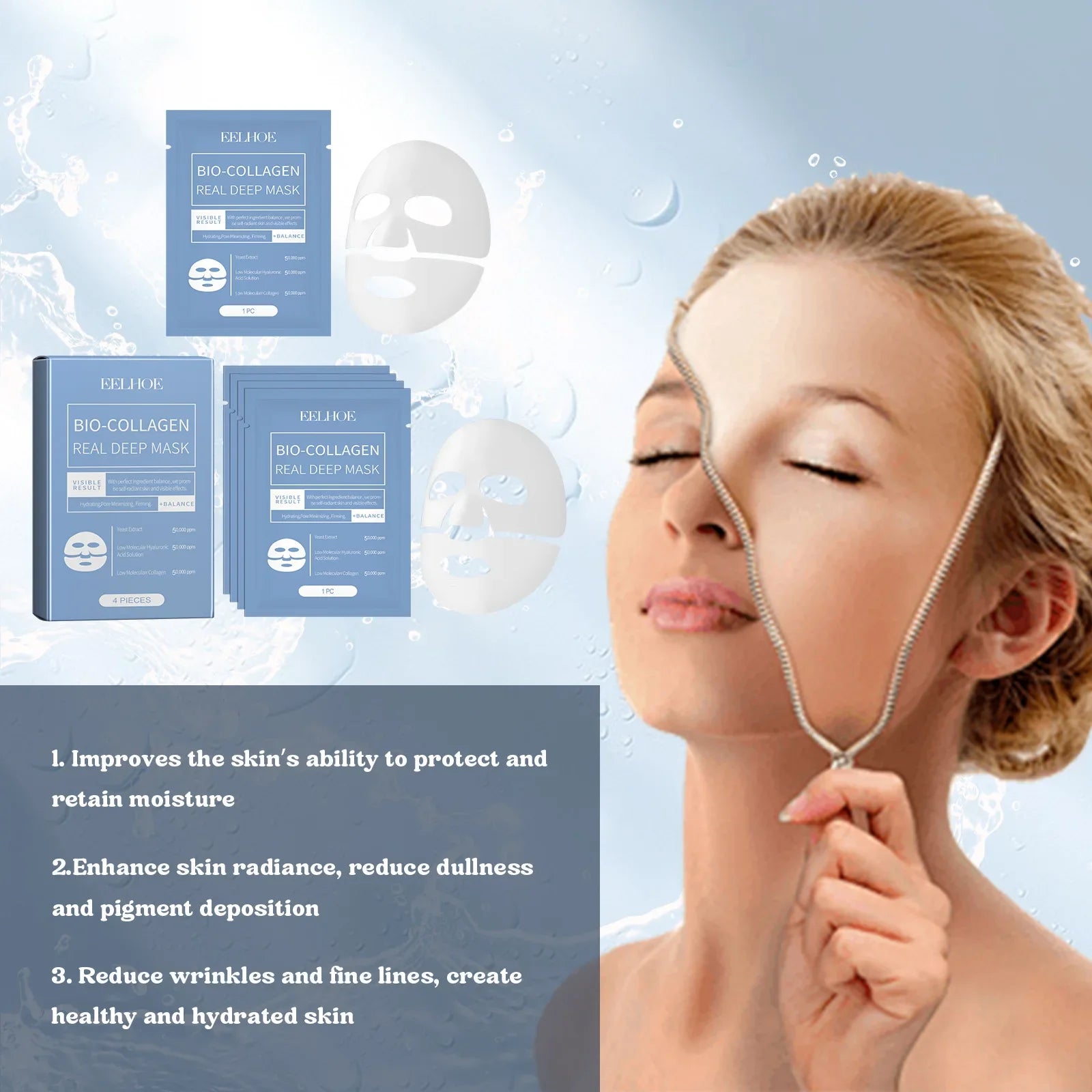 EELHOE Bio Collagen Brightening Facial Mask-1