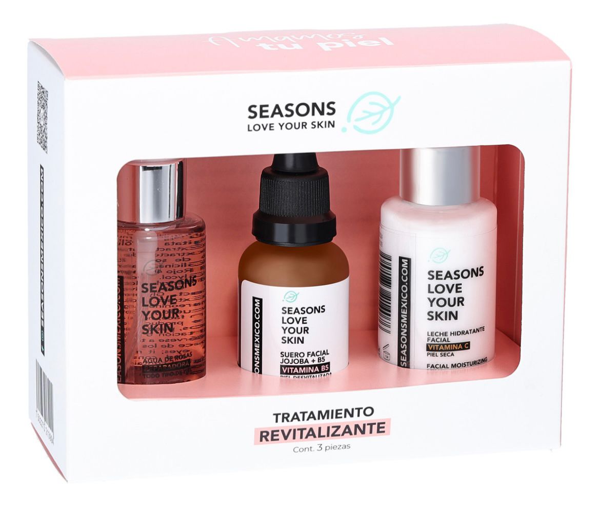 Kit Skincare Facial Tratamiento Revitalizante Seasons.