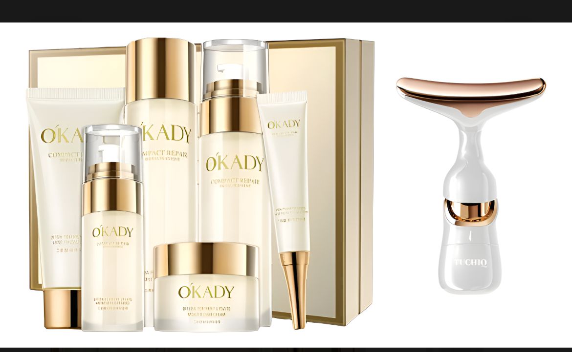 Combo Kit Crema Rejuvenecedora Y Masajeador Lifting Facial Mixta Día/noche